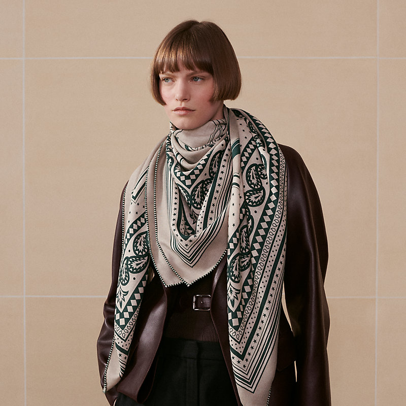 【希望者のみラッピング無料】 カレジェアン 《四輪馬車の車輪・バンダナ》 | Hermès 小物